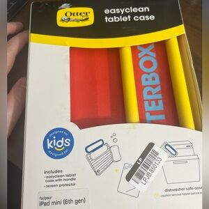 OtterBox EasyClean Tablet Case for iPad Mini (6th Gen) - Red and Yellow